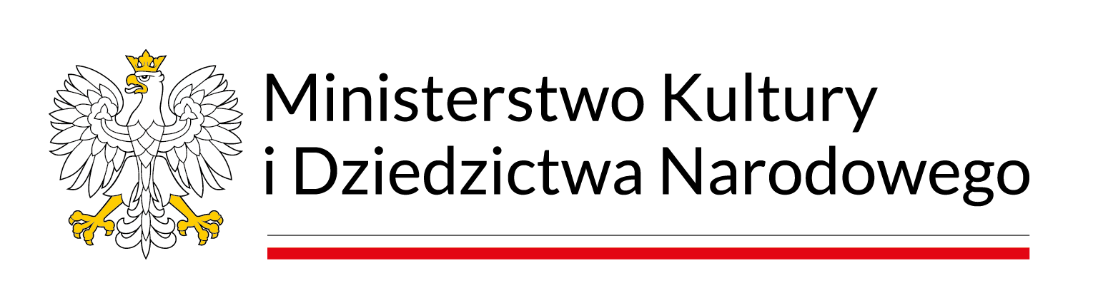 Logotyp: Dofinansowano ze środków Ministra Kultury i Dziedzictwa Narodowego w ramach programu dotacyjnego „Różnorodność Językowa” Instytutu Różnorodności Językowej Rzeczypospolitej.