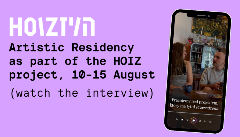 Image accompanying the news article about the artistic residency held at Finker HOIZ from 10 to 15 August 2026.