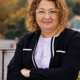 Zdjęcie przedstawia dr Monikę Szewczyk